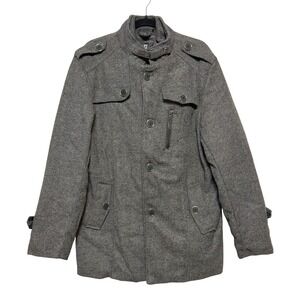 Wantdo Militarycore Utilitarian Wool Blend Coat Men Sz M‎ Dark Academia Heritage